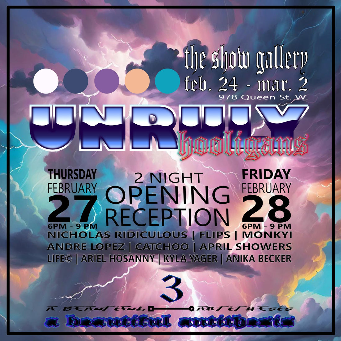 ARTSHOW | a beautiful antithesis