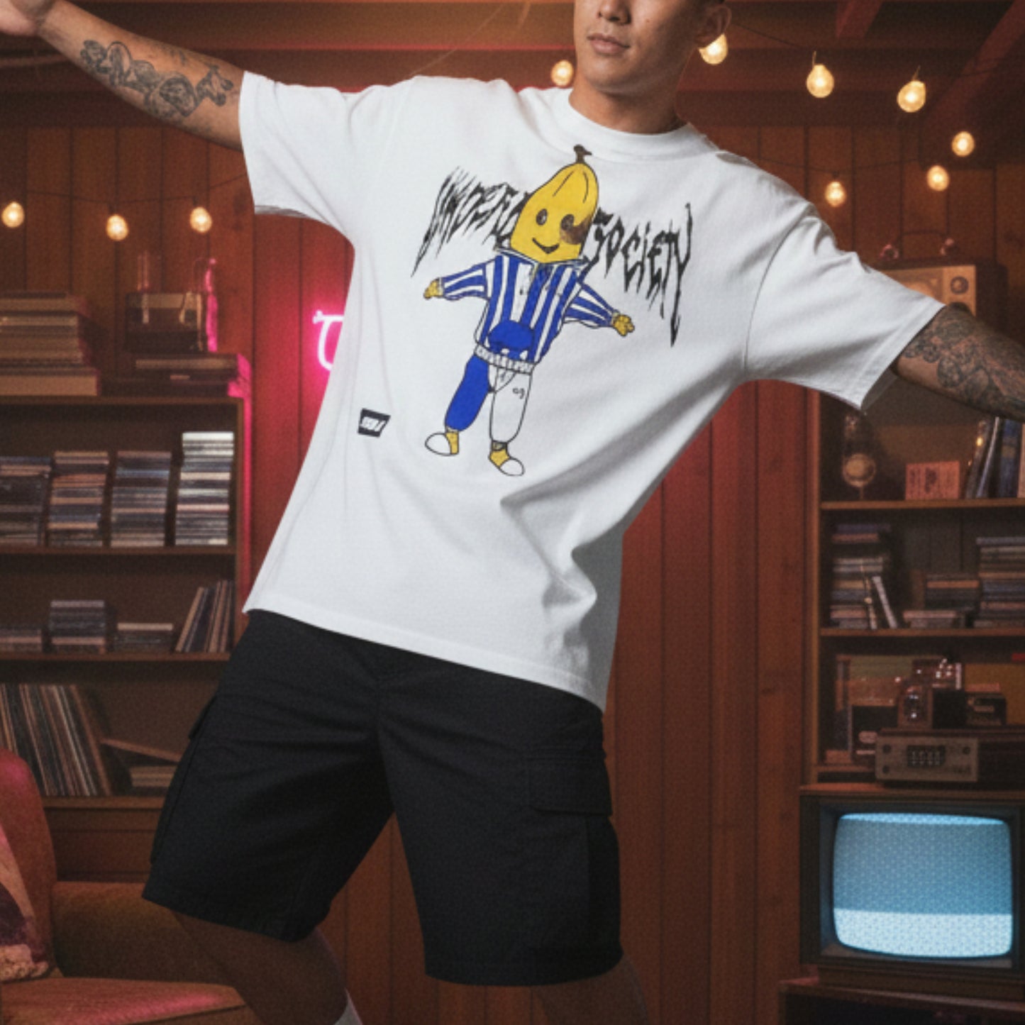 B13 // OVERSIZED WHITE TEE