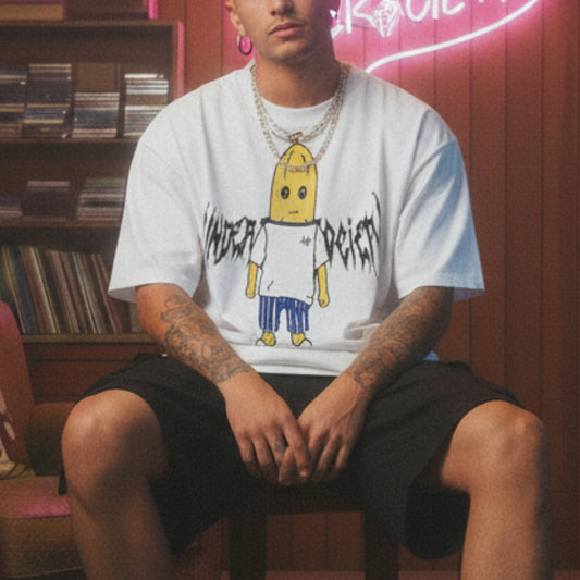 B6 // OVERSIZED WHITE TEE