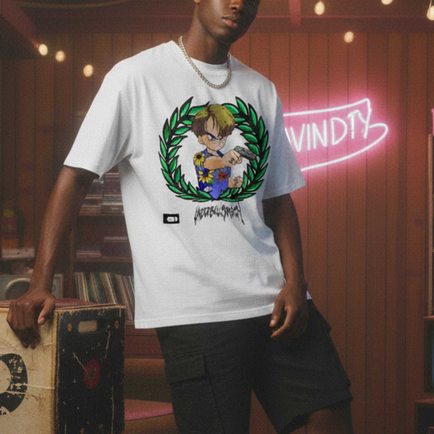 TROMEO // OVERSIZED WHITE TEE